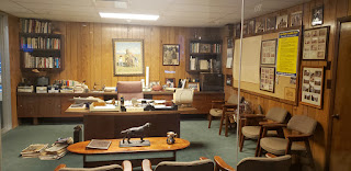 A photograph of Sam Walton's office.