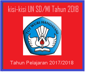 download kisi-kisi UN SD/MI Tahun 2018 - SD SWASTA