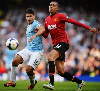 Chris Smalling Manchester United Defender 2013