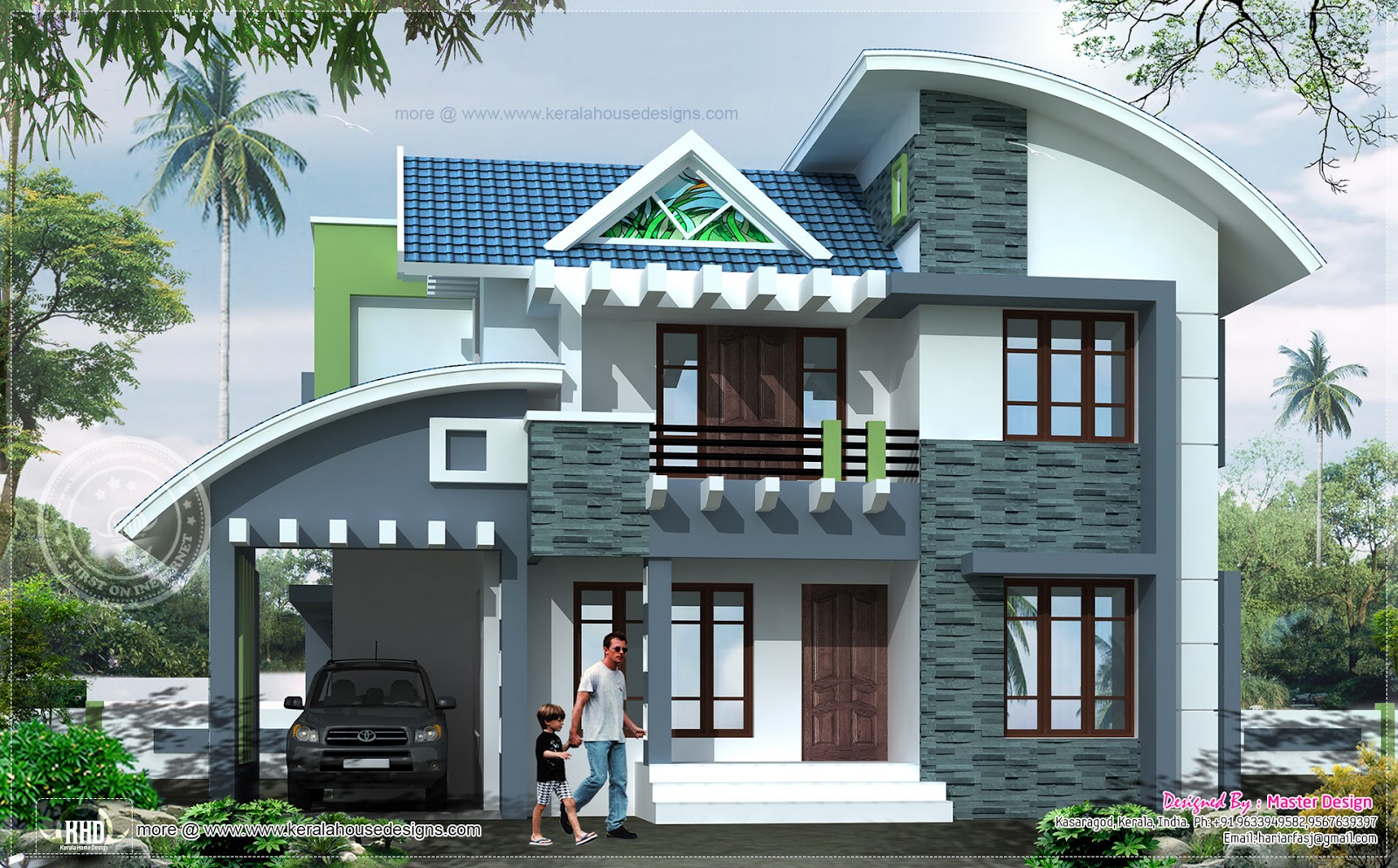  Modern  house  elevation  in 2369 square feet House  Design 
