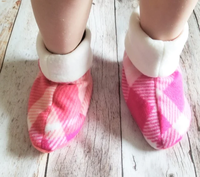 fleece slipper pattern