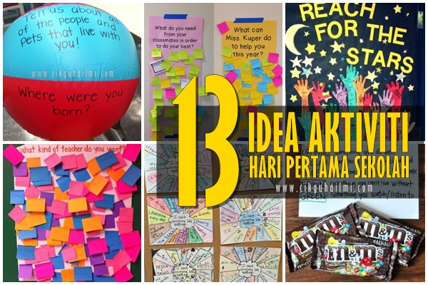 13 Idea Aktiviti Menarik Hari Pertama Persekolahan