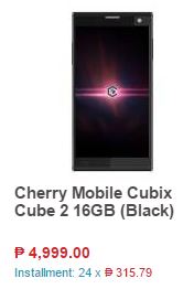 Cherry Mobile Cubix Cube 2 Black