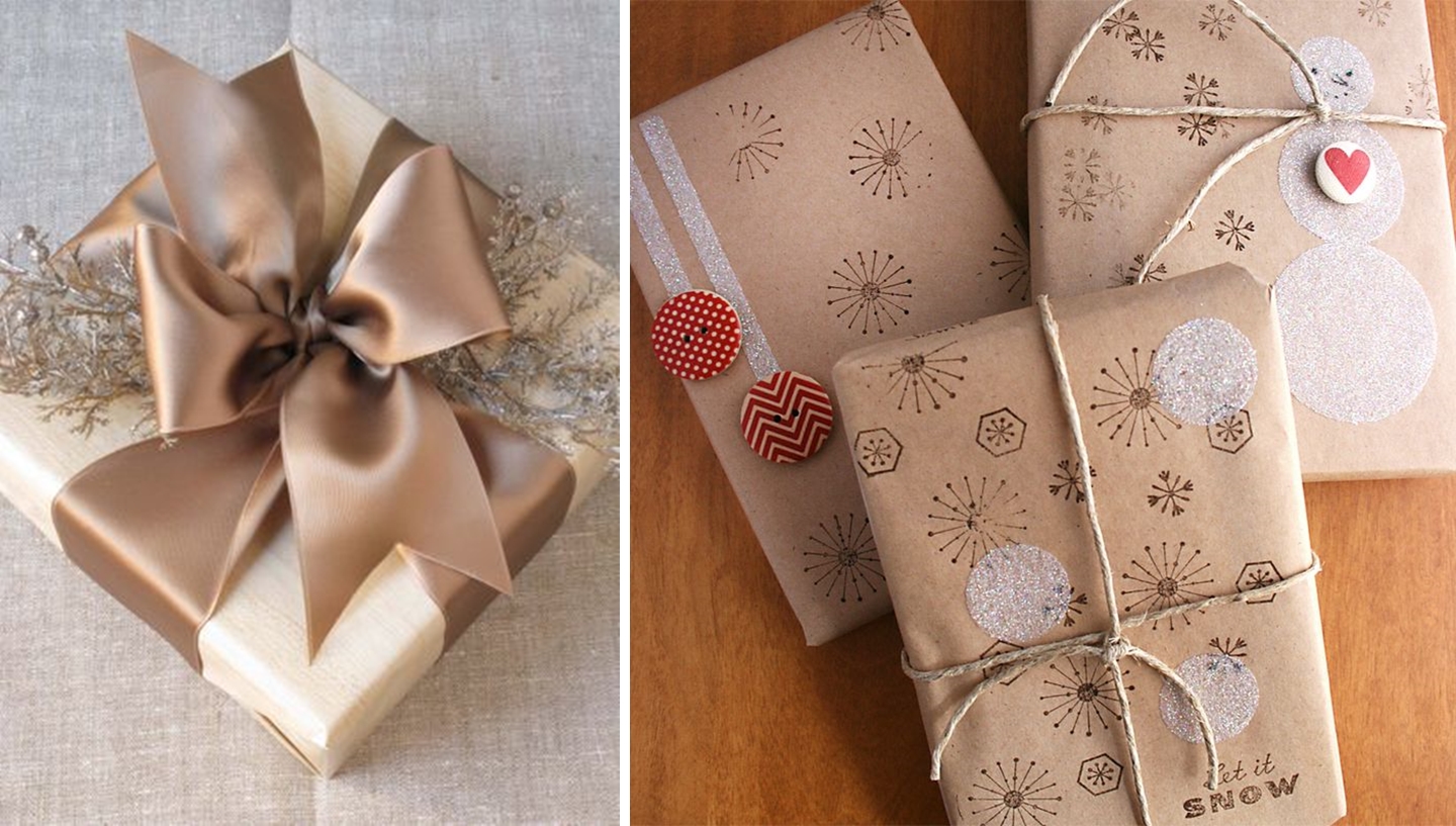 pakowanie prezentow gwiazdka swieta christmas inspiracje pomysly papier pakowy