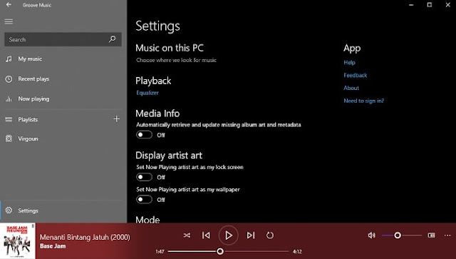 Cara Memasukan Album Musik dari Komputer ke Aplikasi Music Groove Windows 10