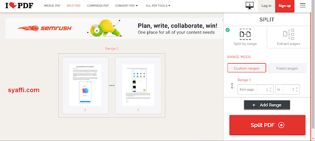 Cara Memisahkan File PDF