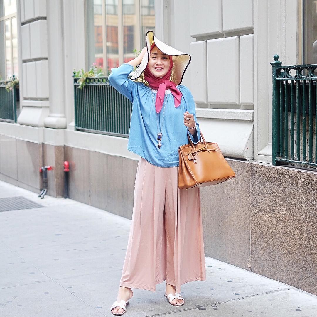 13 Trend Baju Muslim Warna Pastel Paling Banyak Dicari 2018 Casual