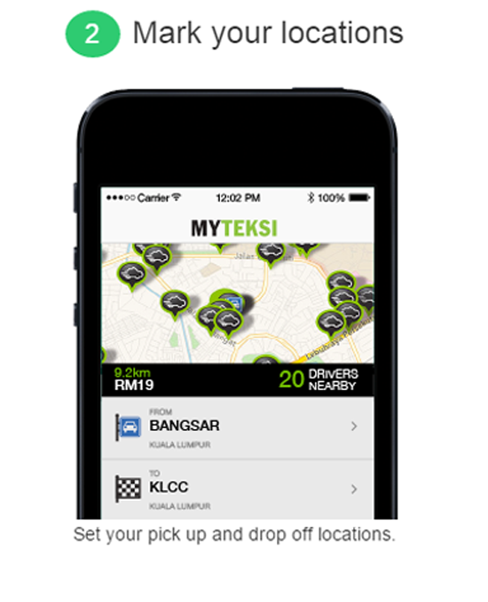 Cara Booking Grabcar MyTeksi 