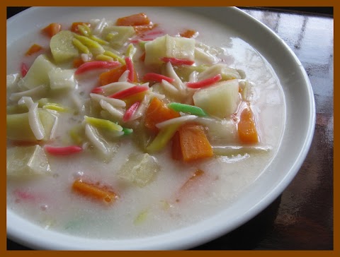 bubur cha cha resepi