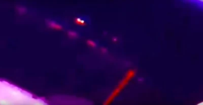 The ISS was apparently under attack and was fired at by a UFO using a laser beam and it was red.