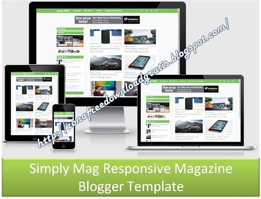 Simply Mag Responsive Blogger Template