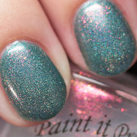 Paint It Pretty Polish Baby It's Cold Outside over Christmas Cheer