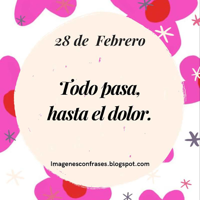 Frase del Día Miércoles 28 de Febrero del 2024