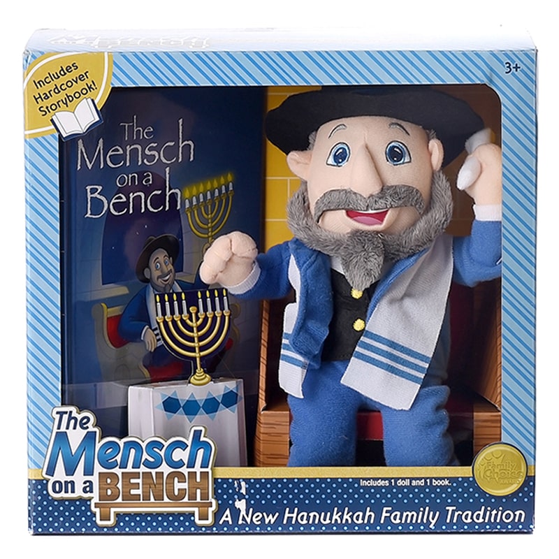 mensch on a bench set