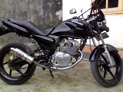 Modifikasi Motor Suzuki Thunder