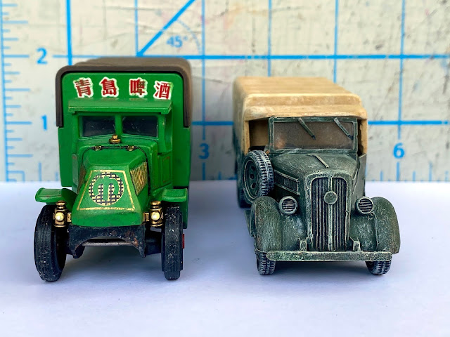 Matchbox Mack Compared to Warlord Games Truck