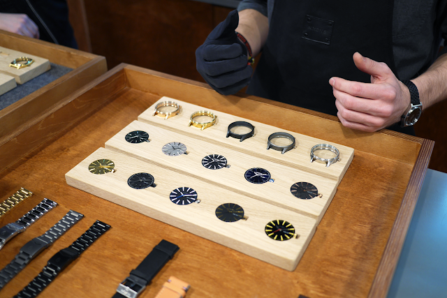 Nixon Watches Customisation Workshop in seven dials covent garden London store