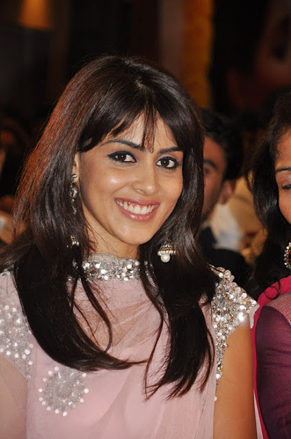 genelia hot in pink indian dress pics