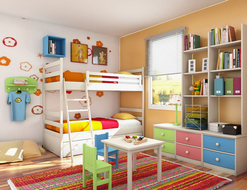 Http Wwwhomesideasnet Kids Bedroom Storage Ideas
