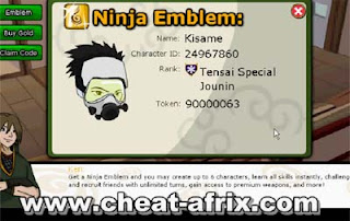 Cheat Token 10000000 Ninja Saga