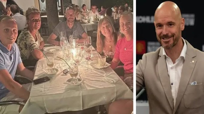 Erik Ten Hag Pictured Enjoying His Vacation With Family In Ibiza