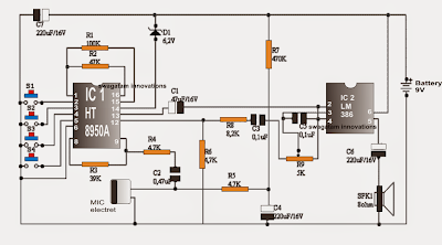 Digital Voice Changer Circuit