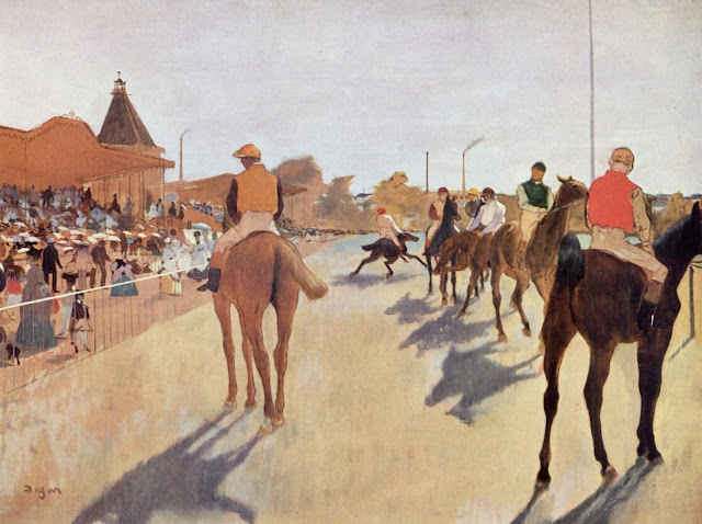 Edgar Degas - En las carreras ante las tribunas 1869-72