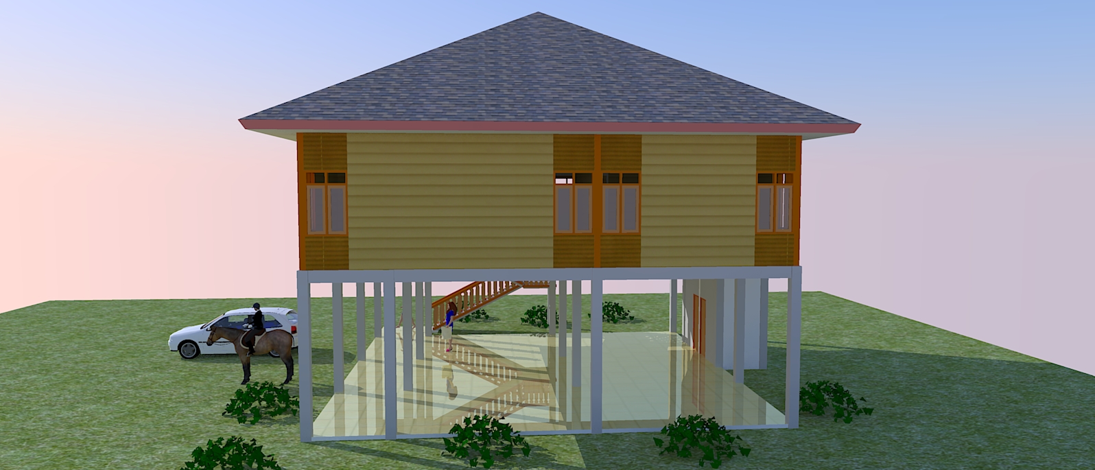 Plan Rumah Kayu Desainrumahid com