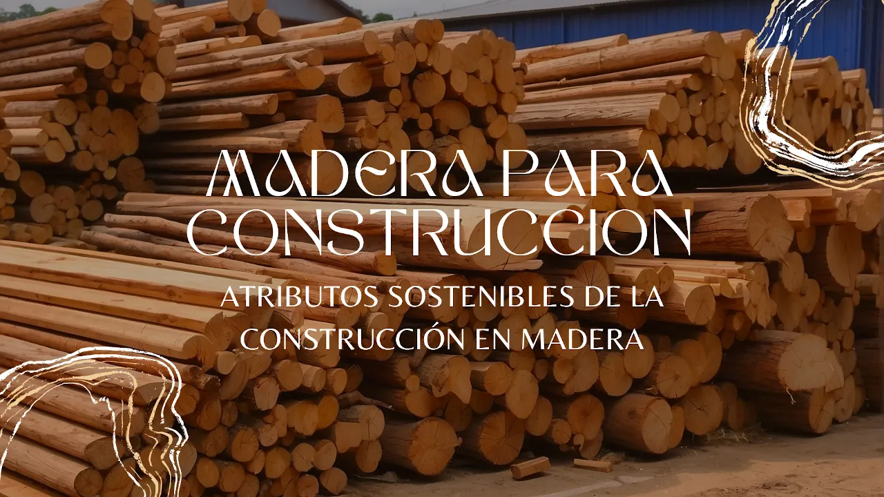 troncos de madera para construccion