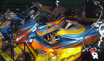 Modifikasi Air Brush Motor Supra X 125
