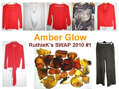 Amber Glow Orange Scoop neck top