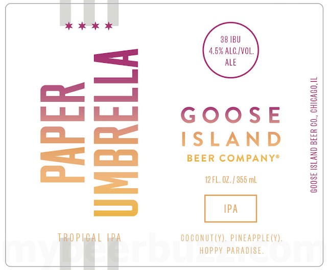 Goose Island Adding Paper Umbrella Tropical IPA