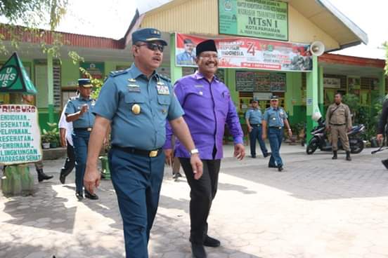 Matangkan Hari Nusantara, Asisten Operasi Kepala Staf Angkatan Laut Laksamana Muda Didik Setiyono Kunjungi Pariaman.