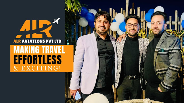 Directors of ALR AVIATIONS & TRAVEL DEAL B2B Love Trehan, Rohit Sondhi, and Amar Deep