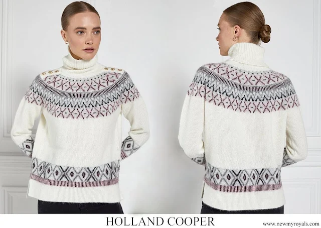 Princess of Wales wore Holland Cooper Fairisle Sweater