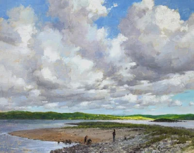 Big Sky Over Connemara painting Andrew Lattimore