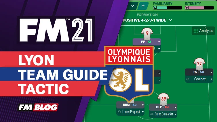 FM21 Lyon Vertical Tiki-Taka 4-2-3-1 Tactic | Team Guide