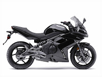 2009 Black Kawasaki Ninja 650 r Wallpaper 