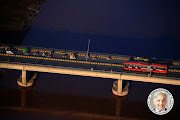 Metro Bus Bridge (Ravi River) (lahore mbs green line feb )