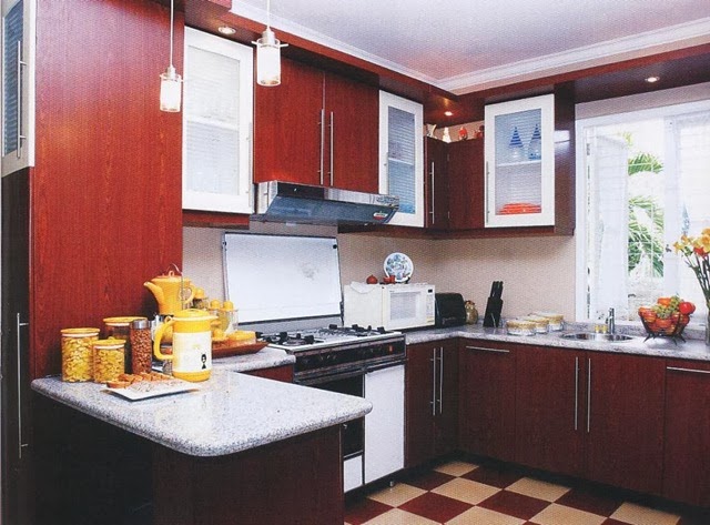 desain dapur mungil