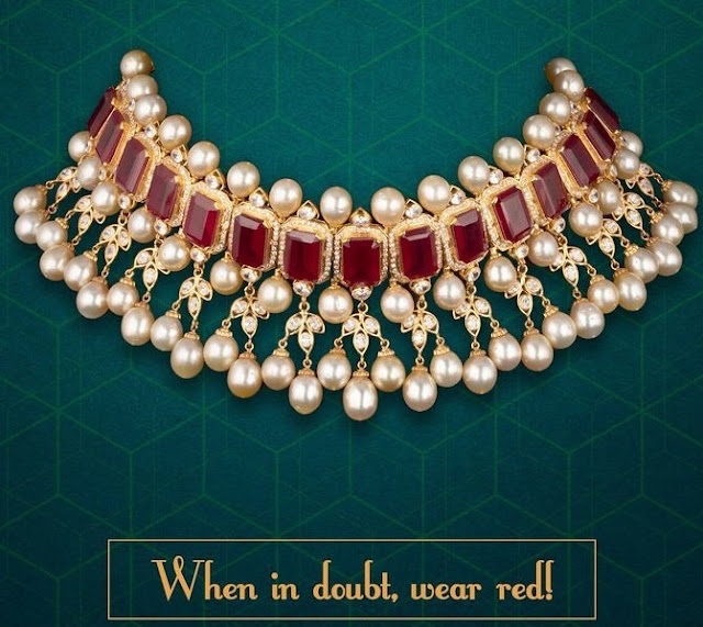 Ruby Choker from Kameswari Jewellers