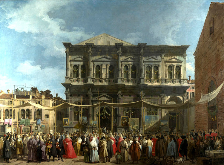 Canaletto - The Feast Day of Saint Roch in Venice