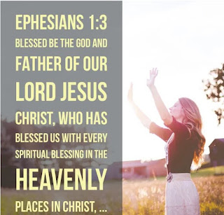 Gods Rest Daily Devotion Living Life in the Heavenly World in Undivided Union Let us Give Thanks to the God and Father of our Lord Jesus Christ.  For in our Union with Christ He has Blessed Us by Giving Us Every Spiritual Blessing in the Heavenly World. Ephesians 1:3 (TEV)