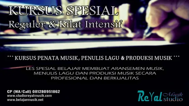 kursus menulis lagu, kursus membuat musik, les menulis lagu, les membuat musik, cara membuat lagu musik