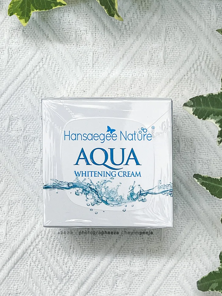 Aqua Whitening Cream Hansaegee Nature Packaging