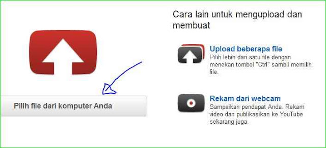 cara masukin video ke you tube