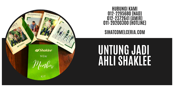 Untung Jadi Ahli Shaklee