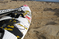 A view down the deck line of the new 2008 Quatro Wave 76