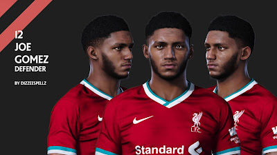 PES 2020 Faces Joe Gomez by DizzeeSpellz