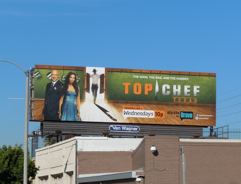 Top Chef Texas TV billboard